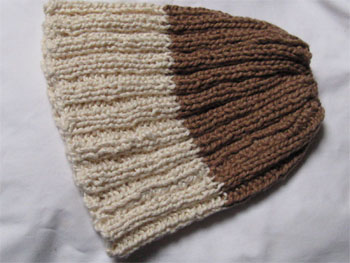 organic cotton knit hat