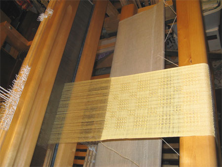 Varpa's first weaving