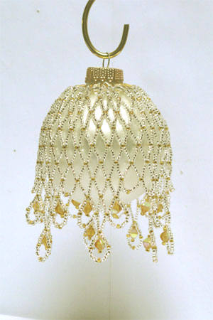 bead weaving christmas ornaments