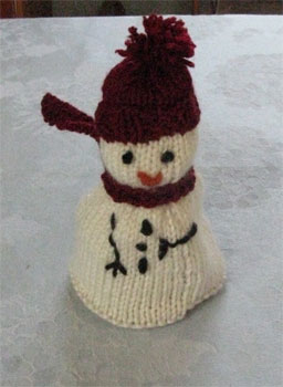 knitted snowman