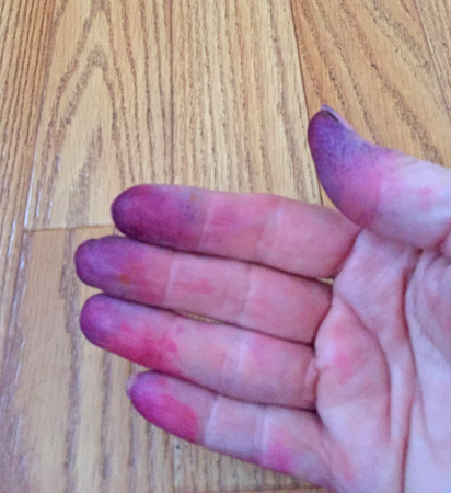 hand-painted hand