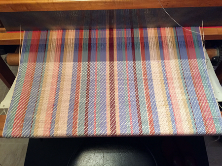 weaving stripes