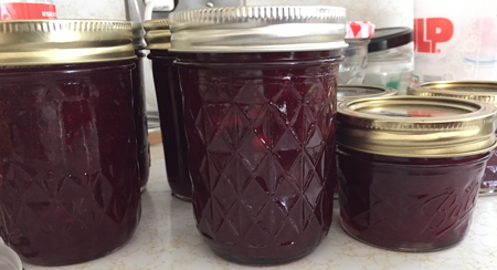 cherry-cranberry-lime jam