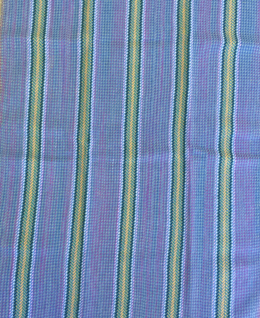 blue striped towel