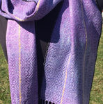 handwoven irises scarves