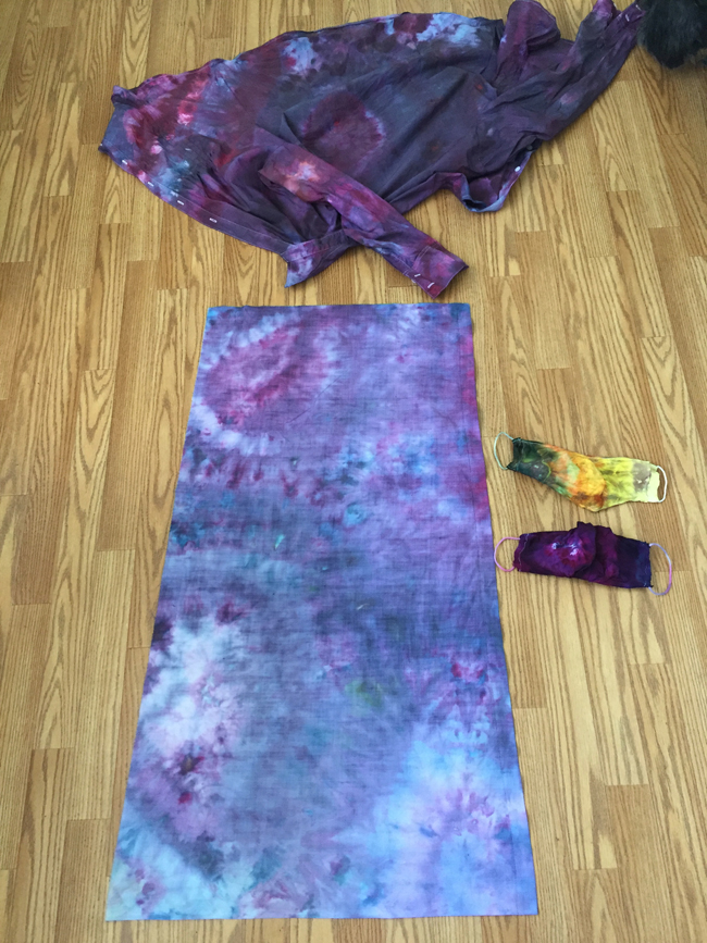 results of geode dyeing attempt #1