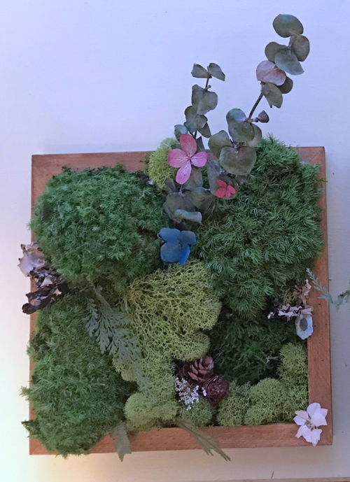 A's moss wall art