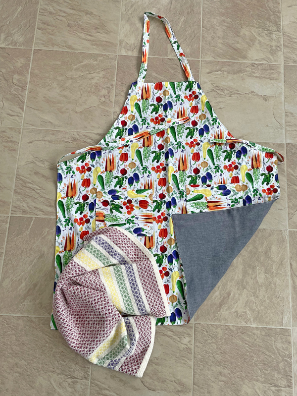first apron-towel combo