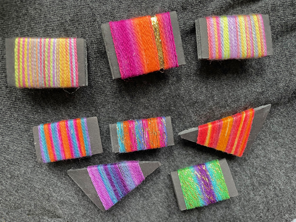 wrapped pins