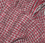 houndstooth alpaca handwoven scarf