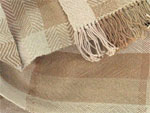 Classic checks organic cotton handwoven scarf