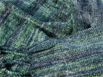 Dark Forest rayon chenille handwoven scarf