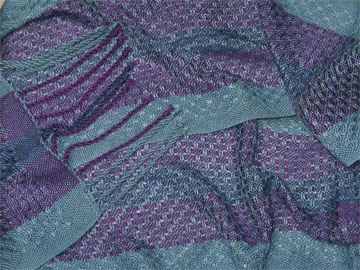 gemtones lace handwoven rayon scarf