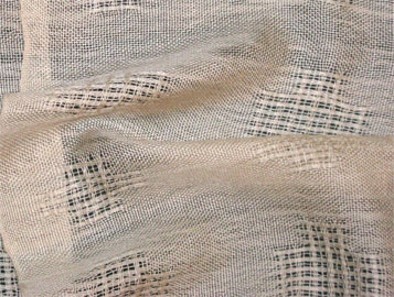 eggshell cashmere silk handwoven scarf