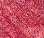 Poinsettia rayon chenille handwoven scarf