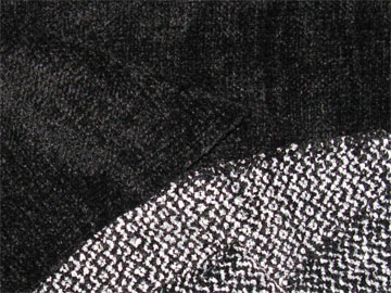 black & silver handwoven scarf