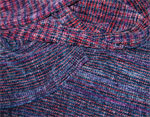 Larkspur rayon chenille handwoven scarf