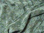 Vegetation rayon chenille handwoven scarf