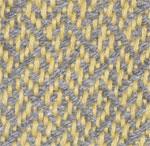gold and grey handwoven wool and acrylic scarf