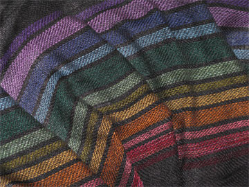rayon rainbow handwoven shawl