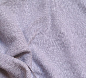 silk & linen handwoven shawl-lilacs