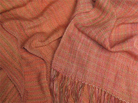 handwoven-scarf-Egyptian-cotton-copper