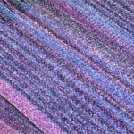 rayon chenille surreal with purple
