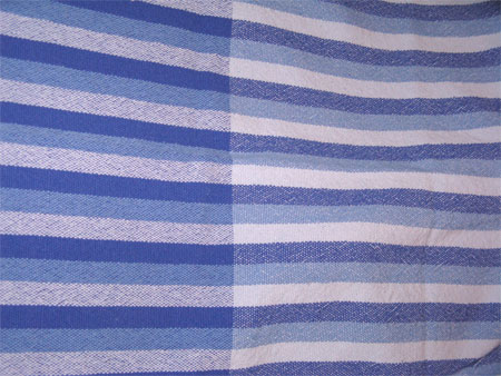 handwoven towel, plain weave 2