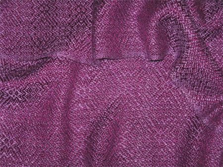 handwoven rayon scarf, lavender & red-violet