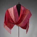 gradients in red shawl