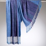 Surreal rayon chenille shawl