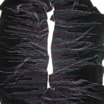 handwoven rayon chenille scarf