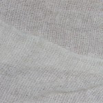 handwoven white mohair scarf