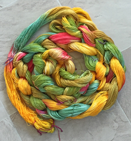 Mallard yarn chained