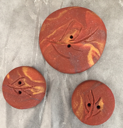 3 etched buttons