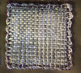 purple-blue weavie coasters, bottom