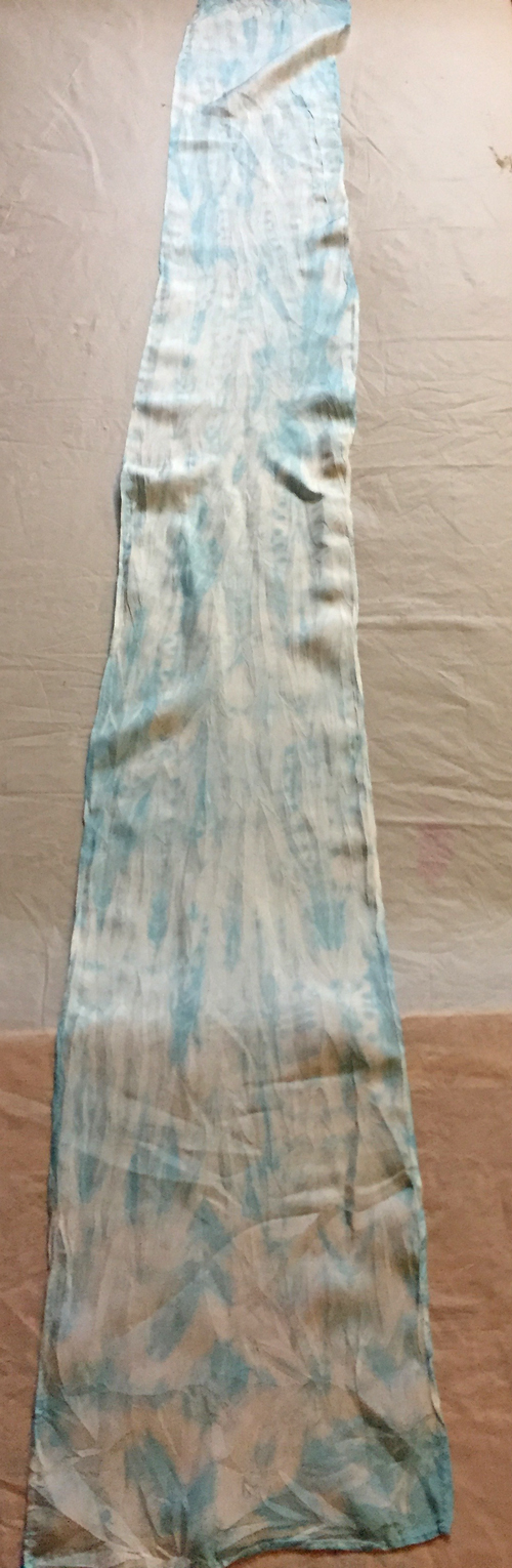 silk after failed shibori dye