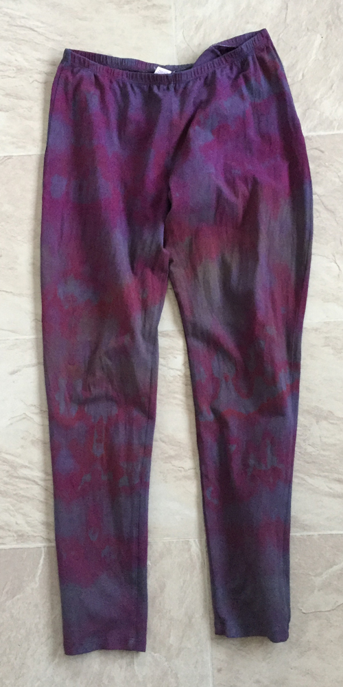 3rd try dyeing the leggings