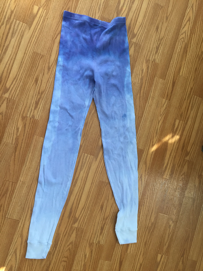 dip dyed leggings