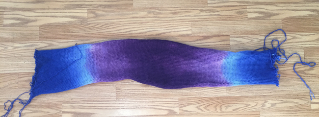 dyed sock blank