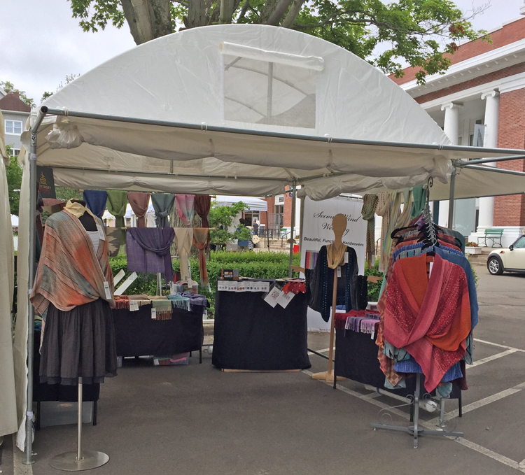 my booth, last time I used the canopy, 2019