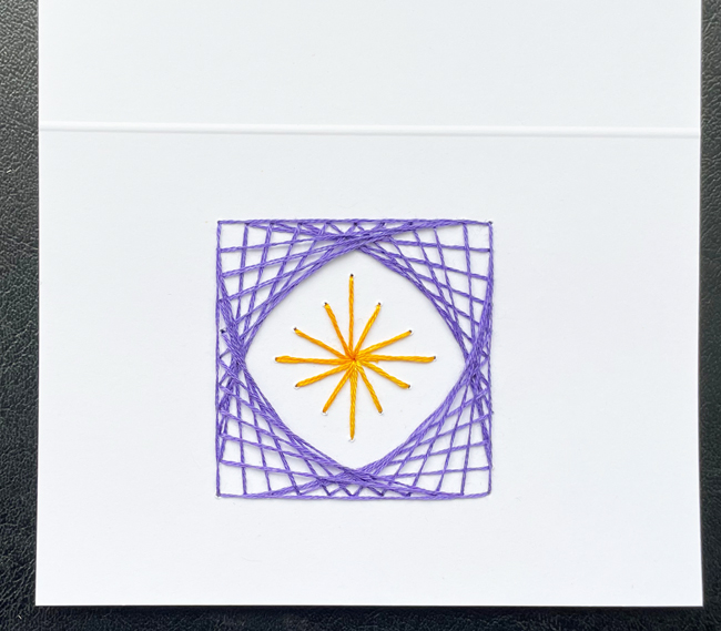 parabola and star card