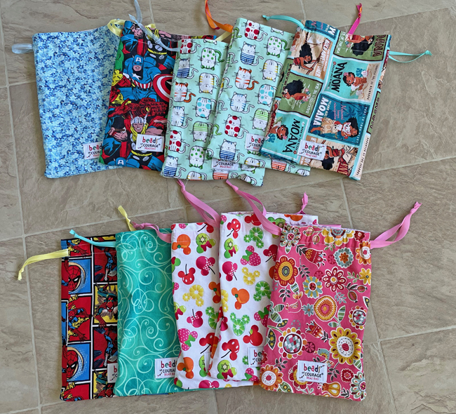 July 2024 bead bags